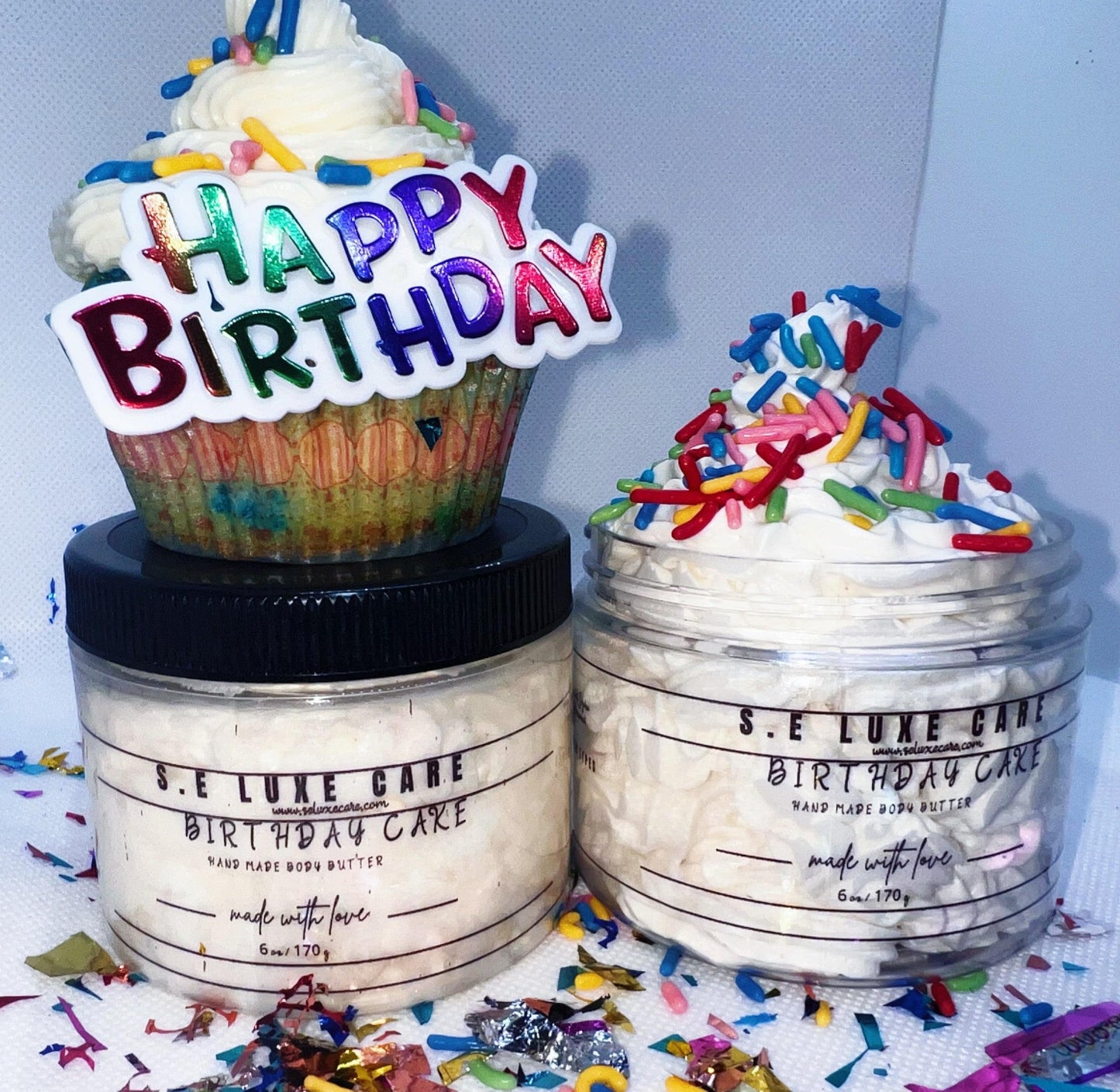 "Birthday Cake" Hand Whipped Body Butter